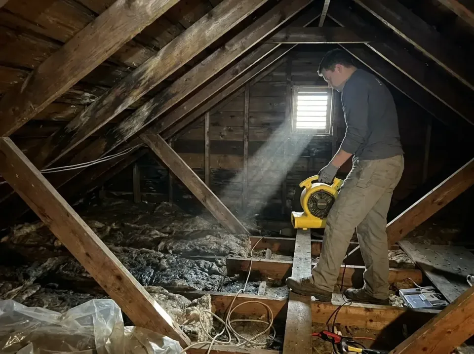 attic-water-damage-drying-proc-007 — frequently asked questions, Emergency Water Extraction & 24/7 Flood Response in Sloatsb…